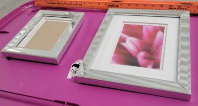 2 Contemporary Style Mirrored Picture Frames 5x7 and 8x10 - Thumbnail 2