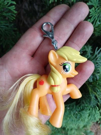 MLP My Little Pony AJ  Brushable 2011 2 inch Hasbro Upcycled - Thumbnail 5