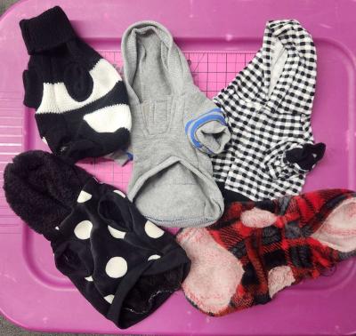 Pet Dog Lot of 10 Outfits Lightly Worn Like New SZs XS to S - Thumbnail 3