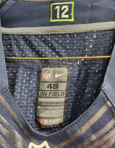 NFL Seahawks Marshawn Lynch 24 Onfield 24 Seahawks Jersey - Thumbnail 5