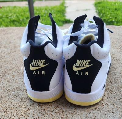 Nike Air Flight Lite MidWhite Lemon Black White SIZE 13 - Thumbnail 3