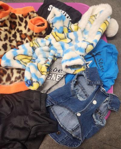 Pet Dog Lot of 11 Outfits Like New S to M - Thumbnail 6
