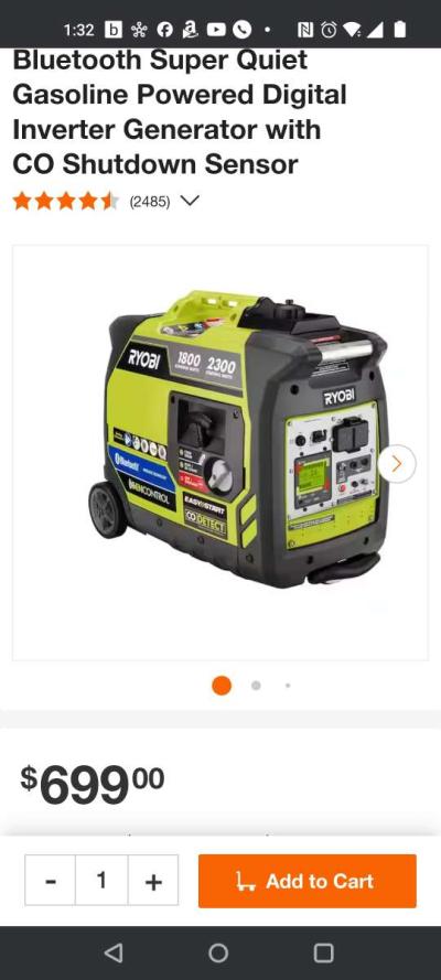 Ryobi blue generator 6 - Thumbnail 3