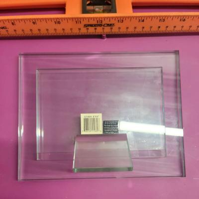 6x4 Modern Heavy Glass Sixtress Freestanding Tabletop Pictur - Thumbnail 3