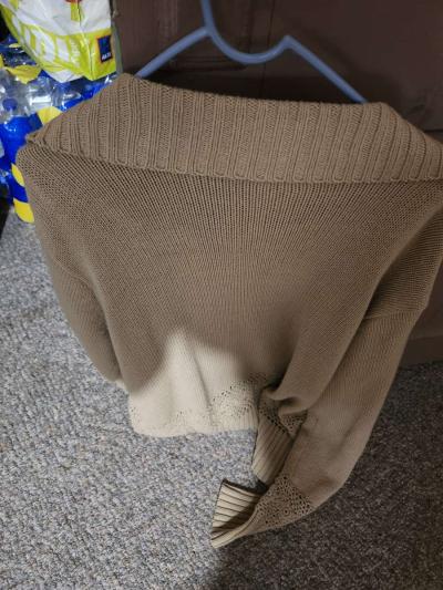 womens white stag brown sweater - Thumbnail 3