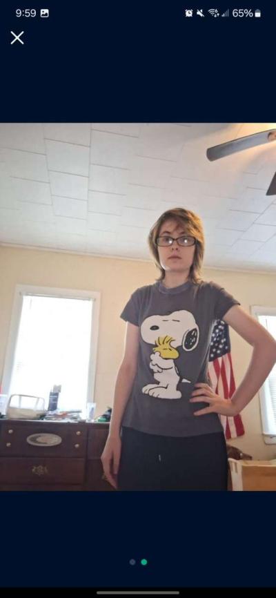 Peanuts Snoopy Tshirt  XS - Thumbnail 2