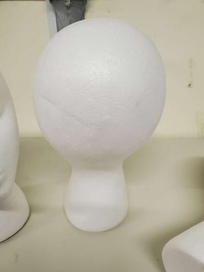 Mannequin Heads  3 Pack  Styrofoam Boutique RRR Apparel - Thumbnail 3