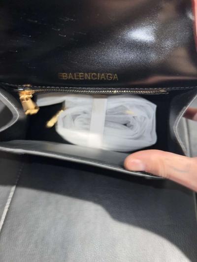 WOMENS HOURGLASS SMALL HANDBAG balenciaga - Thumbnail 3