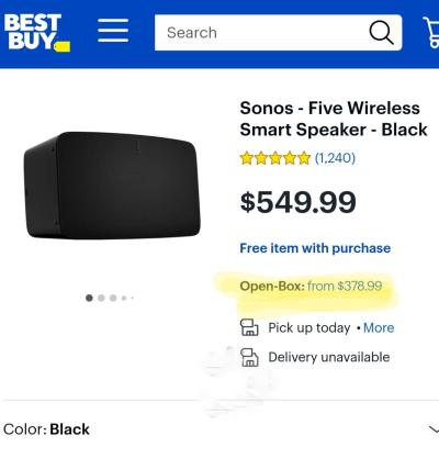 Sonos Speaker Play 5 Gen 2 - Thumbnail 4