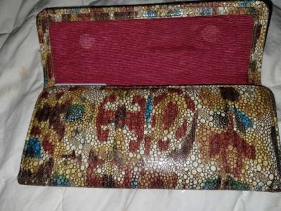 Authentic Hobo multicolored wallet with magnetic closure - Thumbnail 6