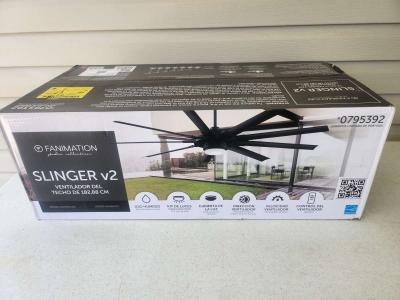 72 Inch Fanimation Slinger v2 Ceiling Fan BRAND NEW - Thumbnail 4