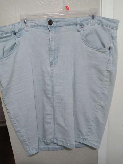light blue jeans skirt - Dallas, Texas