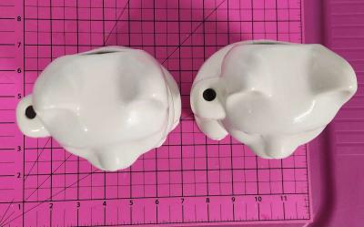 Two 14oz White Ceramic Japanese Maneki Neko Mugs - Thumbnail 4