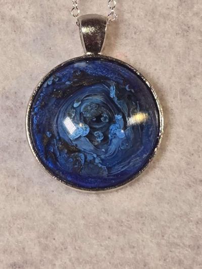blue moon necklace - Thumbnail 3