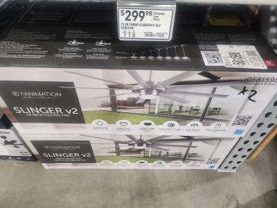 Fanimation Slinger v2 Ceiling Fan BRAND NEW - Thumbnail 2