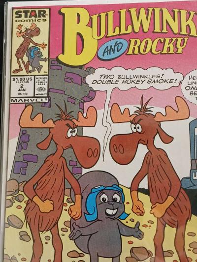 Bullwinckle and Rocky 2 1988  Star Comics 1st Baron Von Shtu - Thumbnail 3