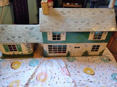 metal antique dollhouse - Thumbnail 2