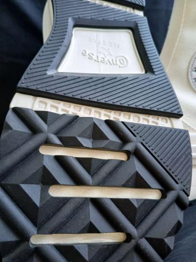 NEW Converse Unisex Run Star Legacy Hi Shoes Black White A00 - Thumbnail 5