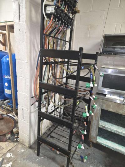 used Comm Soda Syrup rack