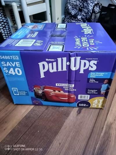 Huggies PullUps Training Pants for Boys 4T5T 3850 Pounds 102 - Thumbnail 4