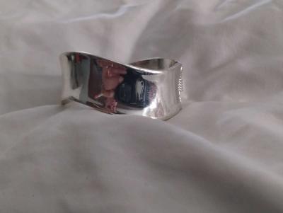 silver cuff bracelet - Thumbnail 4