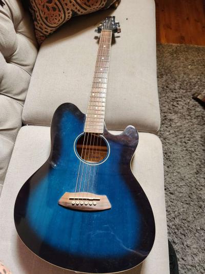 acoustic electric guitar - Thumbnail 2