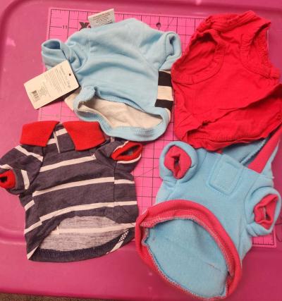Pet Dog Lot of 5 OutfitsHat Sz XS to S - Thumbnail 3