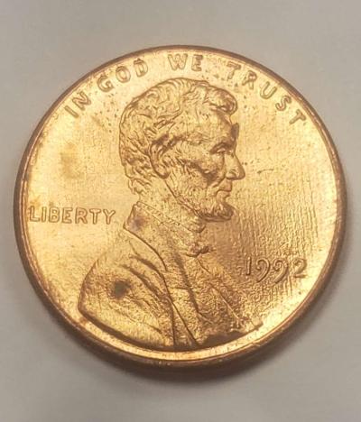 1992 penny - Thumbnail 3
