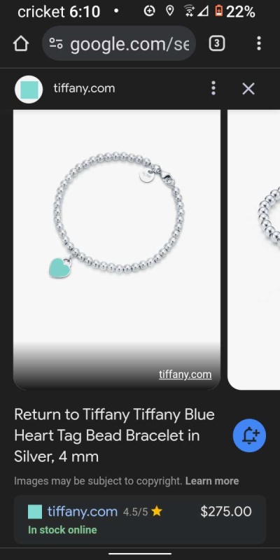 Authentic Tiffany and CO bracelet - Thumbnail 4