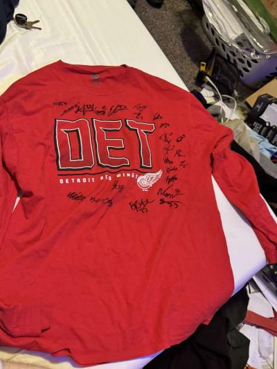 The Griffin hockey player part of the Red Wings autograph s - Grand Rapids, Michigan