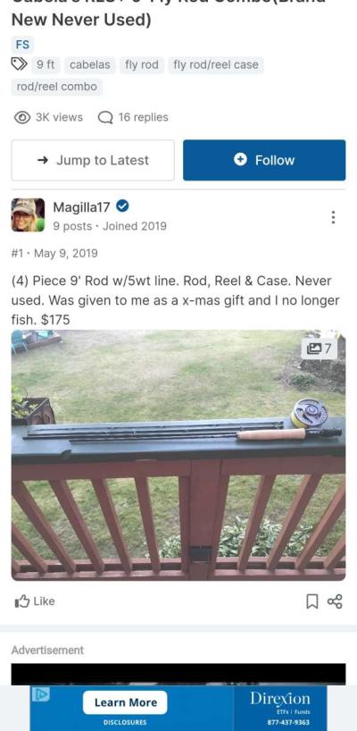 Cabelas RLS with case - Thumbnail 5