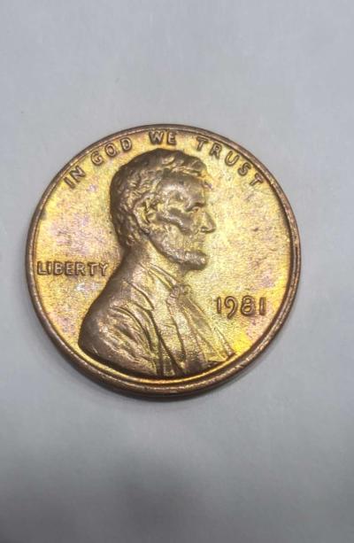 1981 penny - Thumbnail 3