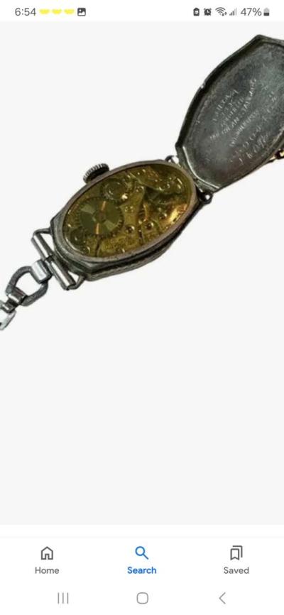 ladys 1924 bulova windup works like new - Thumbnail 2