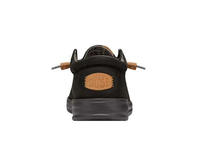 Hey Dudes Wally Grip Craft Leather Mens Size 9 in black NWT - Thumbnail 5