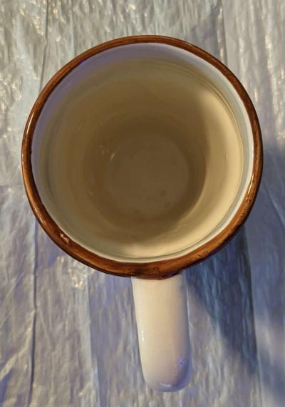 Rare Vintage WCL 3D Ceramic Thanksgiving Pilgrim Mug - Thumbnail 5
