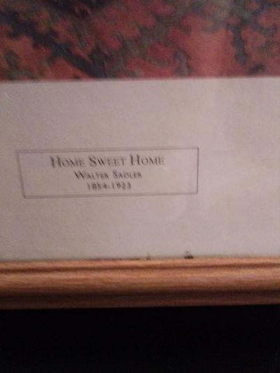 antique pitchure under glass - Thumbnail 3