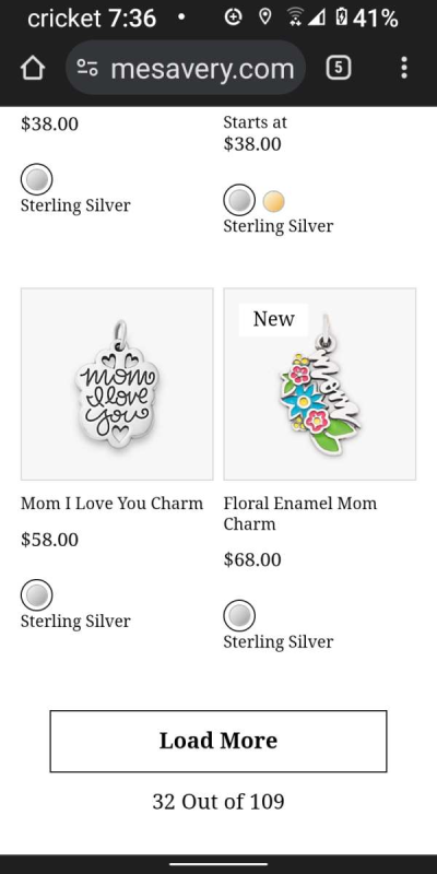 Authentic James Avery Mothers day charm bracelet - Thumbnail 4