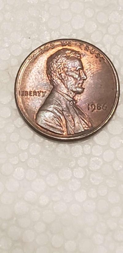 1986 penny - Thumbnail 3