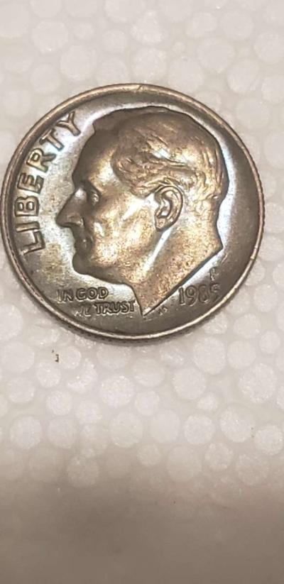1985 dime - Thumbnail 2