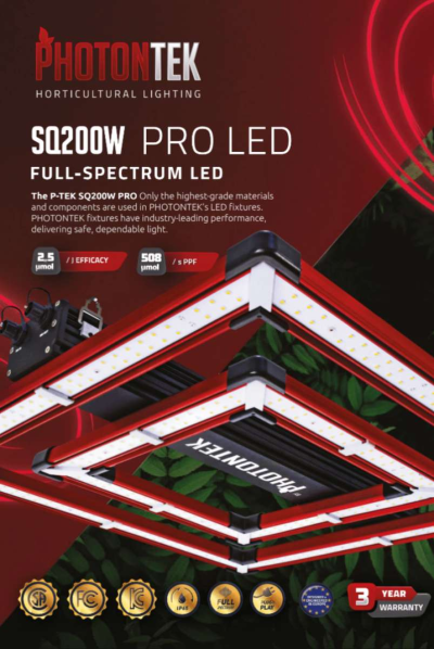 Photontek SQ200W Pro LED Horticulture lights - Thumbnail 5