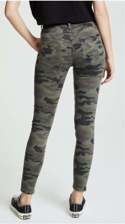 Hudson Camouflage High Waist Barbara Supper Skinny Jeans S28 - Thumbnail 4