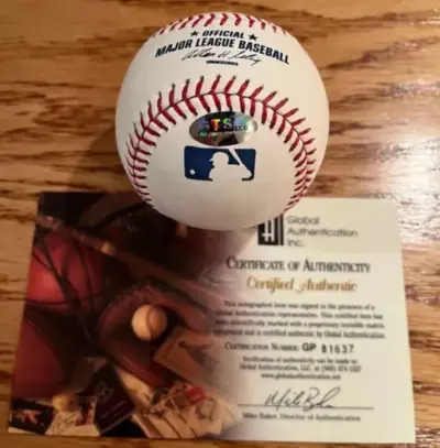 jose cansceo autographed baseball with coa - Thumbnail 2