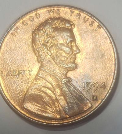 1994 D penny - Thumbnail 2