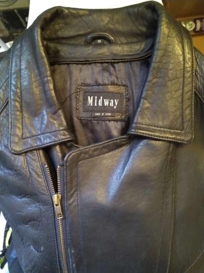MIDWAY BLACK LEATHER JACKET - Thumbnail 2
