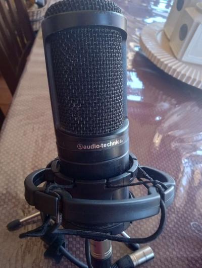 xlr att5050 mic with stand and mixer - Thumbnail 2