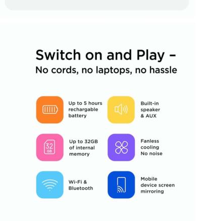 Portable projector 4k - Thumbnail 3