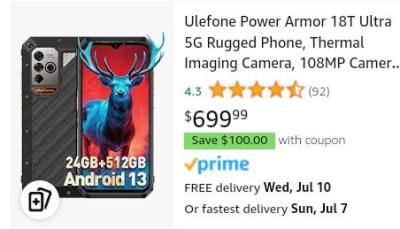 ulefone power armor 18t ultra 5g - Thumbnail 4