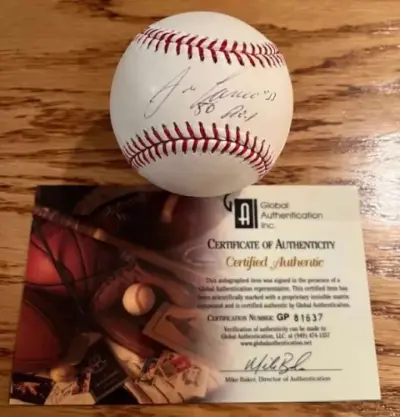 jose cansceo autographed baseball with coa - Thumbnail 4