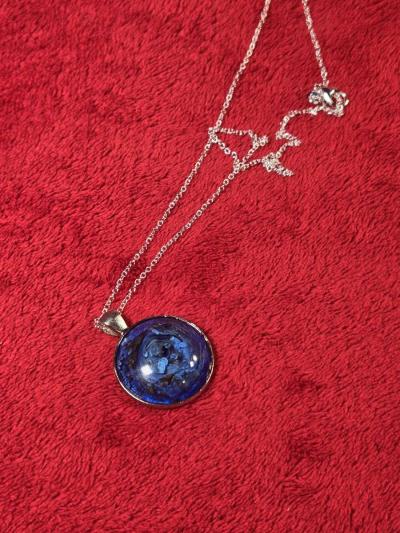 blue moon necklace - Thumbnail 2