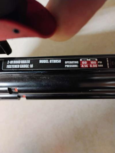 hyper tough pneumatic brad nailer - Thumbnail 2